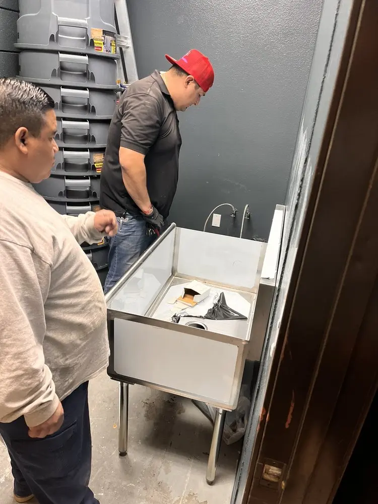 Commercial plumbing and sink installation in Northwest Aurora